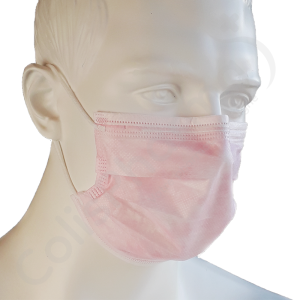 Masques chirurgicaux - Rose - Type IIR - 1 boîte de 50 masques