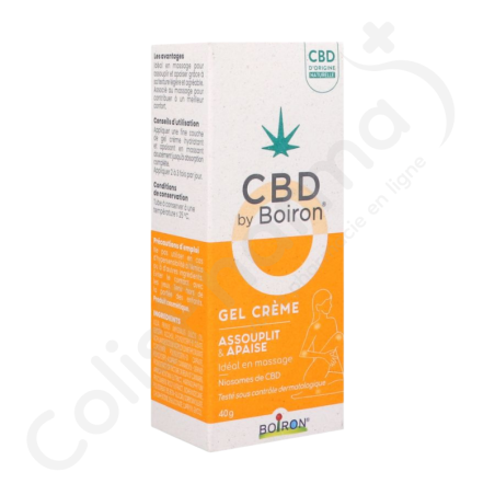 CBD Boiron Verzachtende & Kalmerende Gel-Crème - 40 g