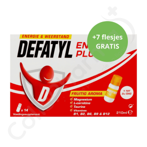 Defatyl Energy Plus - 14 flesjes + 7 gratis AANBIEDING