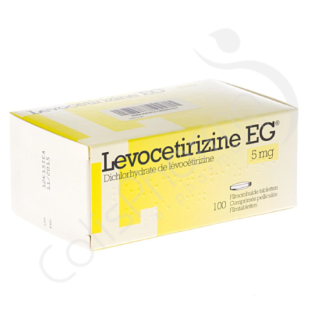 Levocetirizine EG 5 mg - 100 comprimés