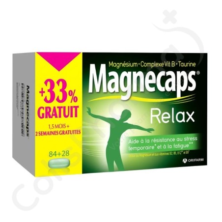 Magnecaps Relax - 84 comprimés + 28 gratuits