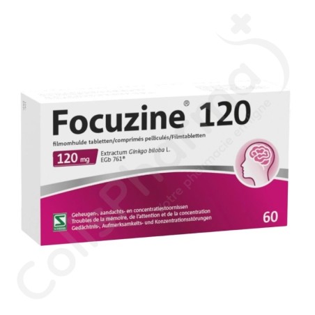 Focuzine 120 mg - 60 tabletten
