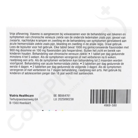 Viaveno 1000 mg - 60 comprimés