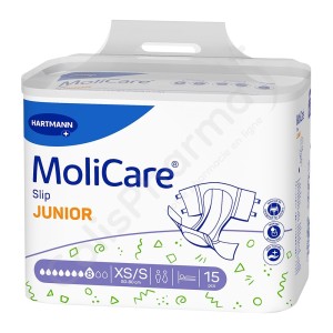 Molicare Slip 8 Druppels Junior - XS / SMALL - 15 kleefluiers