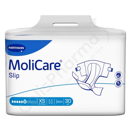 Molicare Slip 6 Druppels - XS - 30 kleefluiers