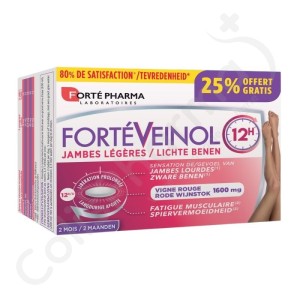 Forté Pharma FortéVeinol 12h - 60 tabletten AANBIEDING