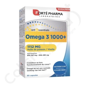 Forté Pharma Omega 3 1000+ - 90 capsules