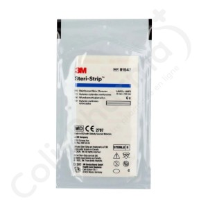 Steri-Strip 3M Steriel 12 mm x 100 mm - 6 hechtstroken