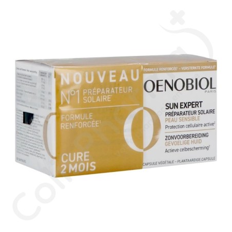 Oenobiol Sun Expert Préparateur Solaire Peau Sensible - 2x30 capsules