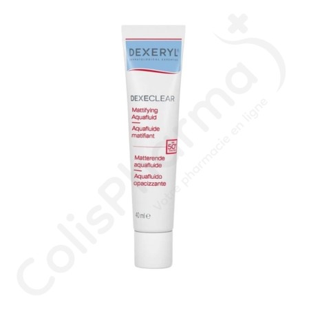 Dexeryl Dexeclear Aquafluide Matifiant SPF 50+ - 40 ml