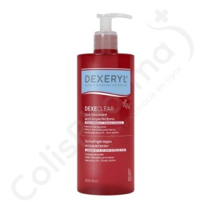 Dexeryl Dexeclear Schuimende Gel tegen Onzuiverheden - 400 ml