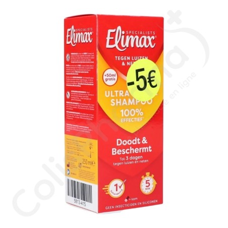 Elimax Ultra Power Shampooing Anti-Poux - 250 ml PROMO -5€
