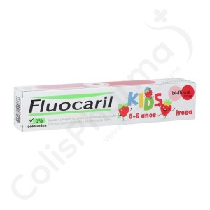Fluocaril Kids Dentifrice Fraise - 75 ml