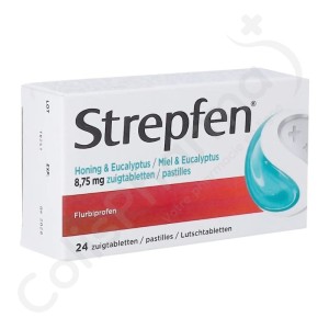 Strepfen Honing & Eucalyptus 8,75 mg - 24 zuigtabletten