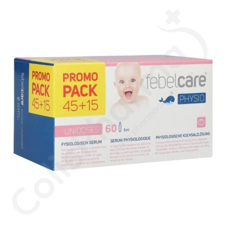 Febelcare Sérum Physiologique - 45 unidoses - PROMO + 15 gratuites