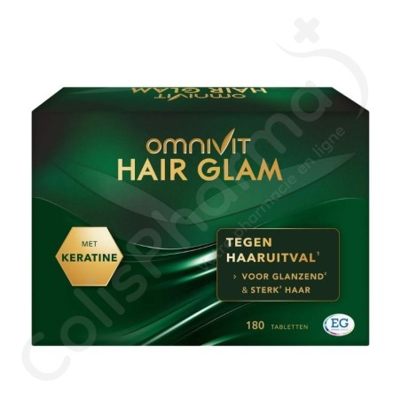 Omnivit Hair Glam Cheveux Anti-Chute - 180 comprimés