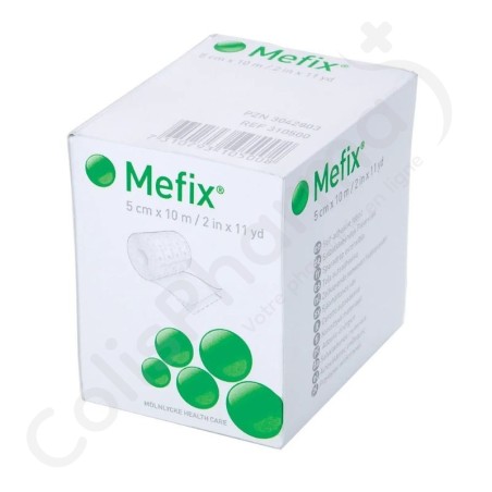 Mefix Fixation Adhésive 5 cm x 10 m - 1 pièce
