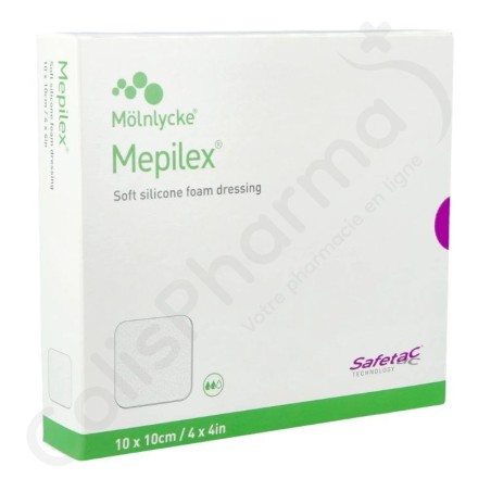 Mepilex Hydromousse-verband 10 x 10 cm - 5 stuks