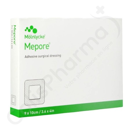 Mepore 9 x 10 cm - 5 pansements