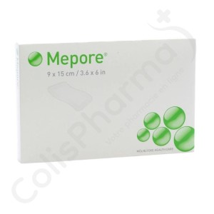 Mepore 9 x 15 cm - 5 pansements