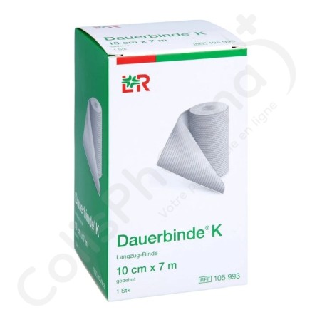Dauerbinde K 10 cm x 7 m - 1 stuk