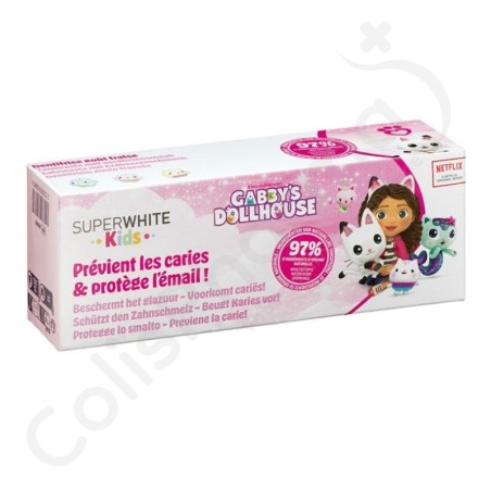 Superwhite Kids Dentifrice Fraise Gabby et la Maison magique - 50 ml