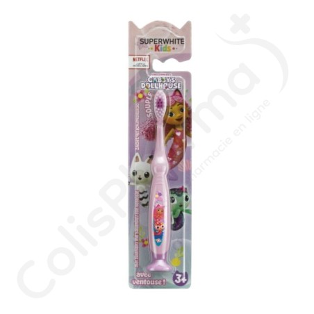 Superwhite Kids Gabby et la Maison magique - 1 brosse à dents