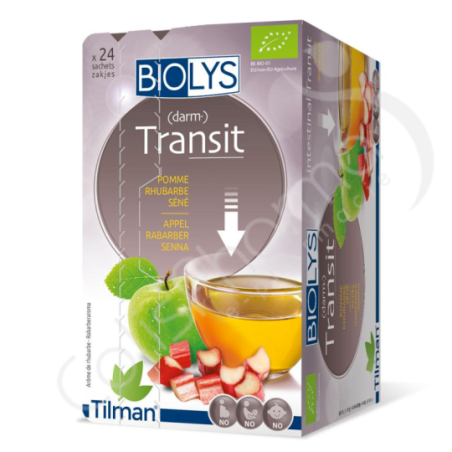 Biolys Appel Rabarber Senna - 24 sachets