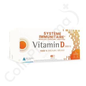Vitamine D 3000 UI - 96 gélules