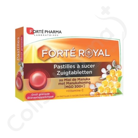 Forté Royal Pastilles Miel à sucer - 24 pastilles