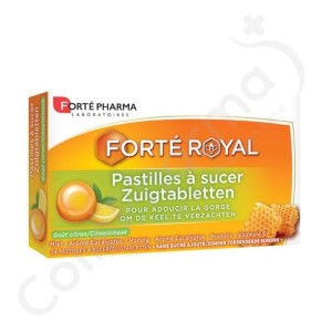 Forté Royal Pastilles Citron à sucer - 24 pastilles