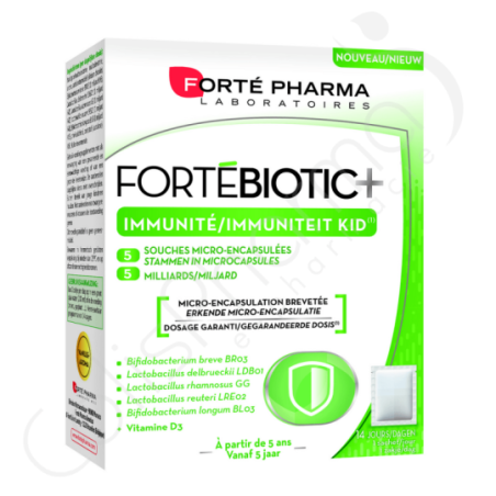 Forté Pharma Fortébiotic+ Immunité kid - 14 sachets