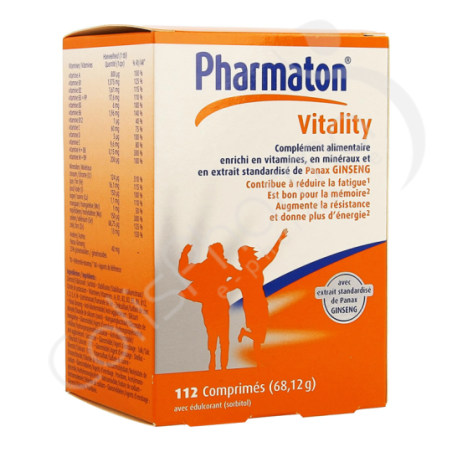 Pharmaton Vitality - 112 comprimés