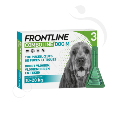 Frontline Combo Line Chien M 10-20 kg - 3 pipettes de 1,34 ml