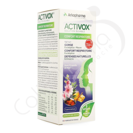 Activox Ademhalingscomfort - Siroop 150 ml