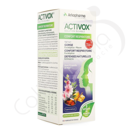 Activox Confort respiratoire - Sirop 150 ml