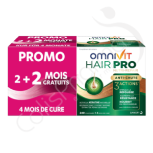 Omnivit Hair Pro Nutri-Repair - 120 tabletten + 120 gratis