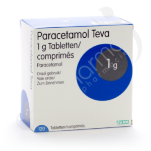 Paracetamol Teva 1 g - 120 comprimés