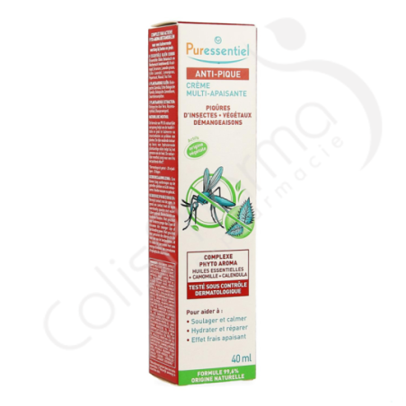 Puressentiel Anti-pique Crème Apaisante - 40 ml Puressentiel Anti-pique Crème Apaisante - 40 ml