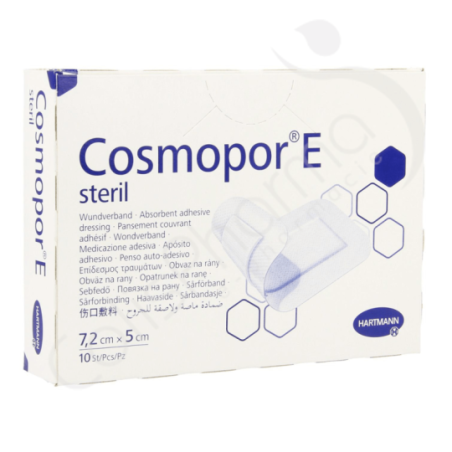 Cosmopor E 7,2 x 5 cm - 10 steriele verbanden