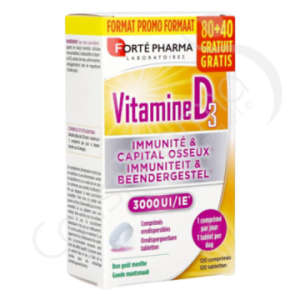 Vitamine D3 3000 UI - 120 comprimés