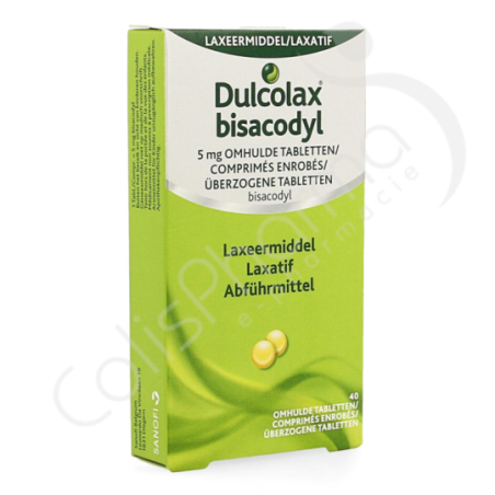 Dulcolax Bisacodyl 5 mg - 40 comprimés enrobés