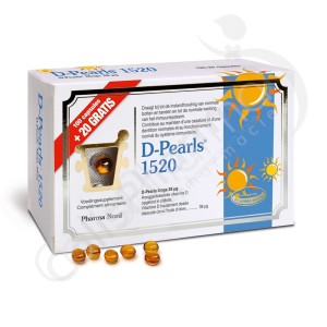 D-Pearls 1520 - 100 capsules + 20 gratis
