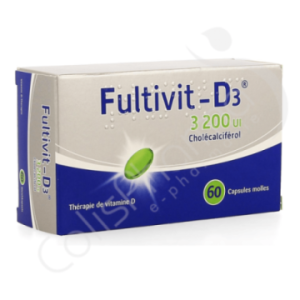 Fultivit-D3 3200 UI - 60 capsules molles