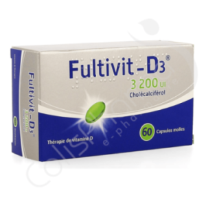 Fultivit-D3 3200 UI - 60 zachte capsules