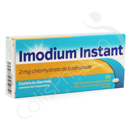 Imodium Instant 2 mg - 20 comprimés orodispersibles