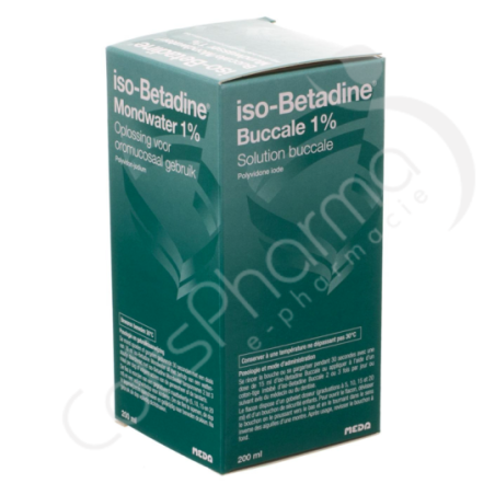 Iso-Betadine Buccale 1% - Bain de bouche 200 ml