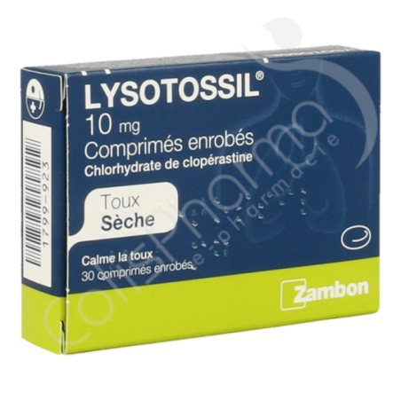 Lysotossil 10 mg - 30 tabletten