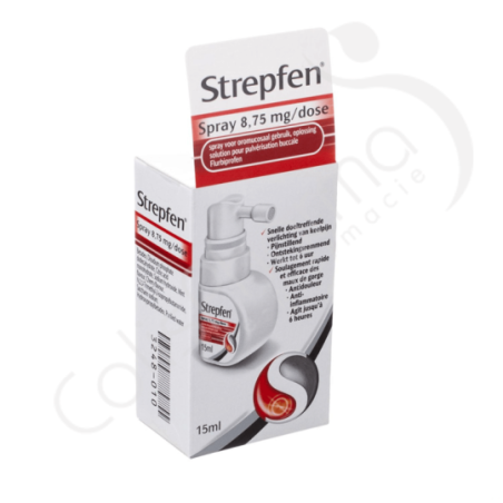 Strepfen Kers & Munt 8,75 mg - Spray 15 ml