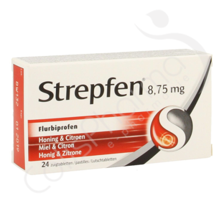 Strepfen Honing & Citroen 8,75 mg - 24 zuigtabletten